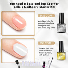 Load image into Gallery viewer, Belle's NailSpark™ Polygel Easy Nail Kit with Base + Top Coat Bundle