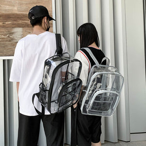 Belle's LoryClear Transparent Full Zip ExtraDurable Backpack