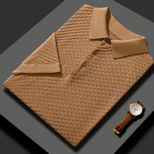 Load image into Gallery viewer, Belle&#39;s Vellio Silk Waffle Polo Shirt