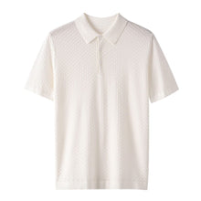 Load image into Gallery viewer, Belle&#39;s Vellio Silk Waffle Polo Shirt