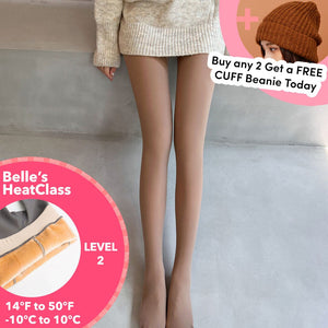 Belle's HeatClass Translucent SuperStretch Pantyhose Leggings