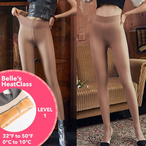 Belle's HeatClass Translucent SuperStretch Pantyhose Leggings