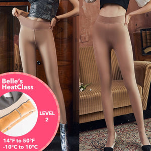 Belle's HeatClass Translucent SuperStretch Pantyhose Leggings