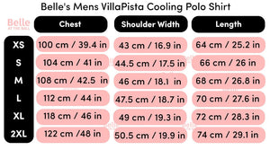 Belle's Mens VillaPista Premium Silk Polo Shirt
