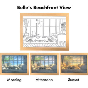 Belle’s LumoArte™ Wall Sunset Painting Art