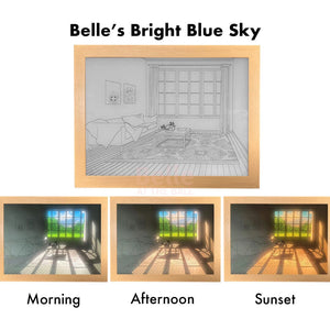 Belle’s LumoArte™ Wall Sunset Painting Art
