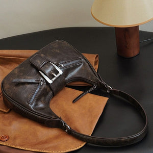 Belle's Sarro Vegan Leather Shoulder Bag