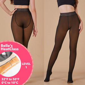 Belle's HeatClass Translucent SuperStretch Pantyhose Leggings