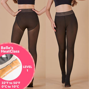 Belle's HeatClass Translucent SuperStretch Pantyhose Leggings