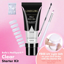 Load image into Gallery viewer, Belle&#39;s NailSpark™ Polygel Easy Nail Kit with Base + Top Coat Bundle