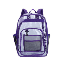 Load image into Gallery viewer, Belle&#39;s LoryClear Transparent Full Zip ExtraDurable Backpack