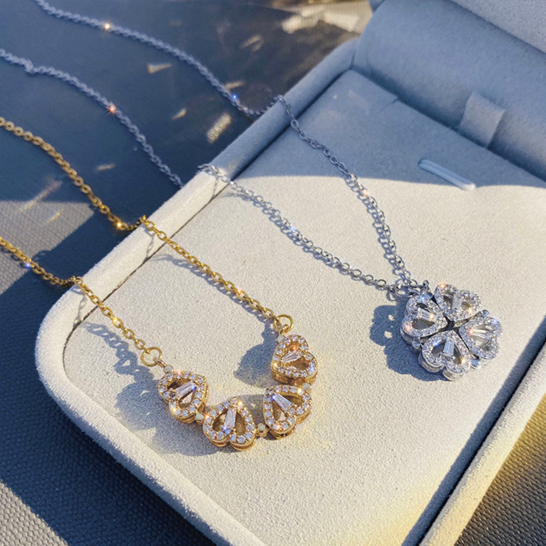 Clover Hearts Expanding Necklace – BelleattheBall