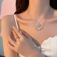 Load image into Gallery viewer, Clover Hearts Expanding Necklace