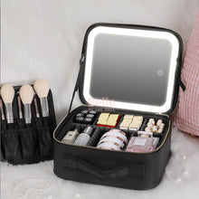 Load image into Gallery viewer, Belle&#39;s AvaShine™ LED Travel Makeup Organizer (7 Sections)