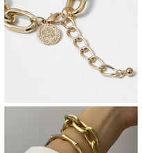 Load image into Gallery viewer, Belle&#39;s Moments Metal Chain + Bangle Set