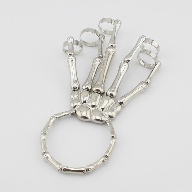 Punk Nightclub Finger Ring For Men Skeleton Skull Bone Hand Bangles Hand  Christmas Halloween Gift Party Hand Chain Decorations HH9 3627 From  Seals168, $2.15 | DHgate.Com
