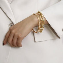 Load image into Gallery viewer, Belle&#39;s Moments Metal Chain + Bangle Set