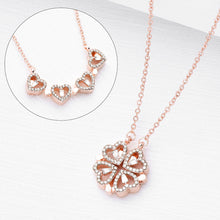 Load image into Gallery viewer, Clover Hearts Expanding Necklace